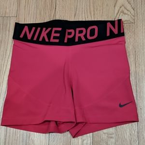 Nike pro spandex shorts
